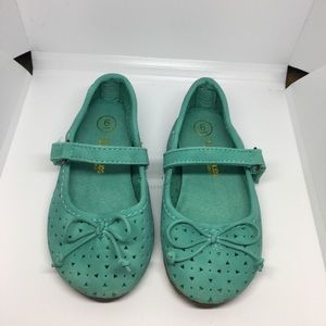 GENUINE KIDS toddler girl  flats with strap